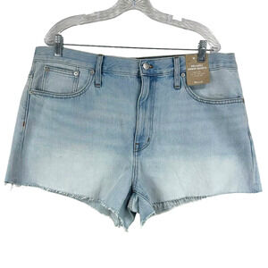 Madewell NWT Relaxed Denim Shorts Essen Wash Size 31 (US 16) Slouchy 90s Cutoff